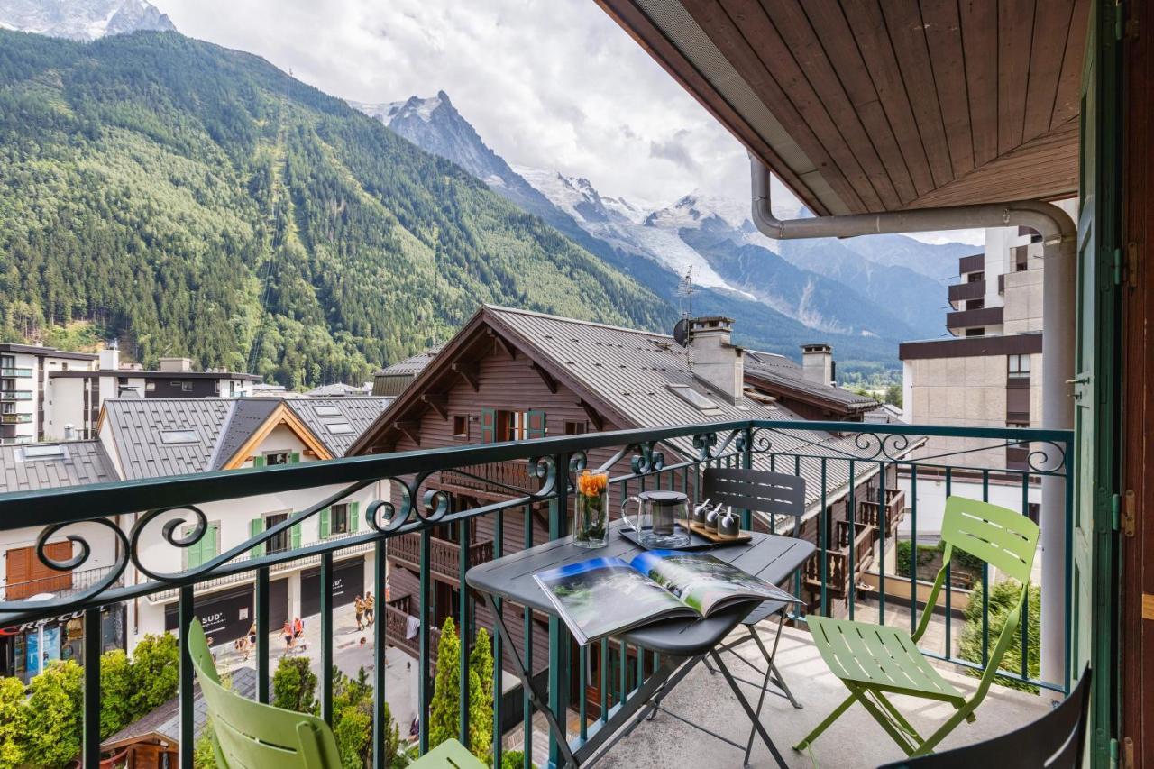 Central Duplex Apartment - Blanc Neige - Happy Rentals Chamonix ภายนอก รูปภาพ